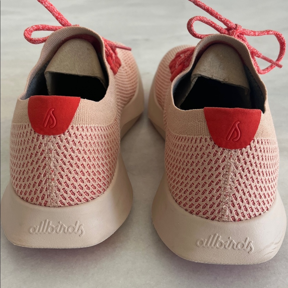 Allbirds Men's Like New Tree Dasher Flame Sneakers Shows Men's 12.5 - Picture 2 of 10